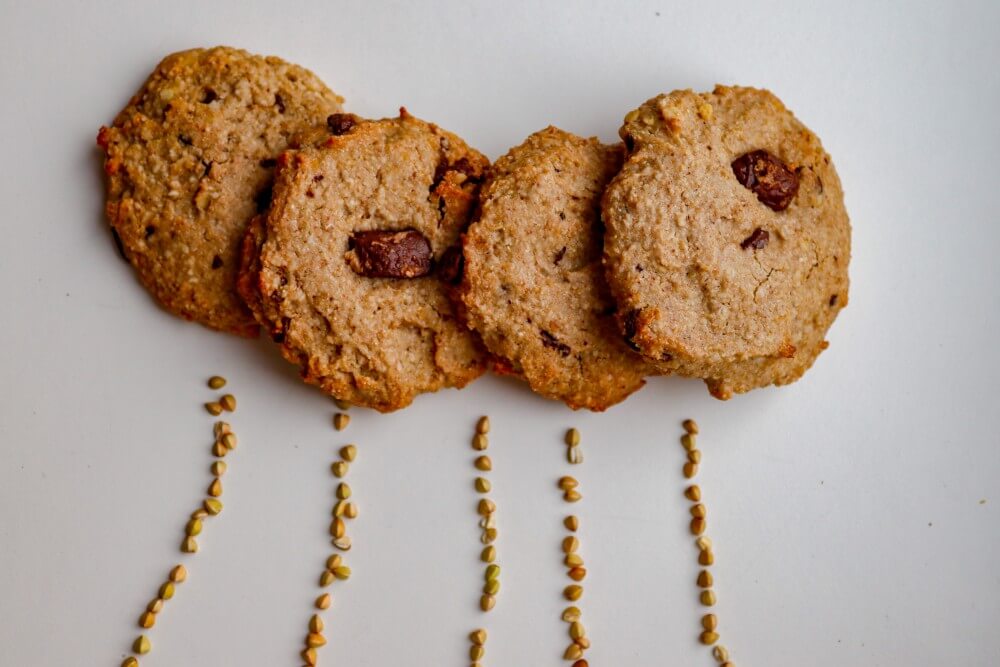 vegan buckwheat cookies