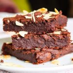 chickpea brownie vegan, healthy, sugar-free, gluten-free