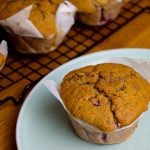sourdough raspberry muffins