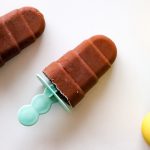 banana chocolate popsicles